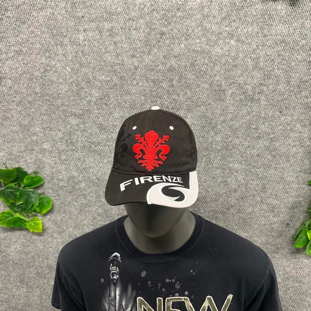 Firenze Italy Fleur-de-Lis Embroidered Hat